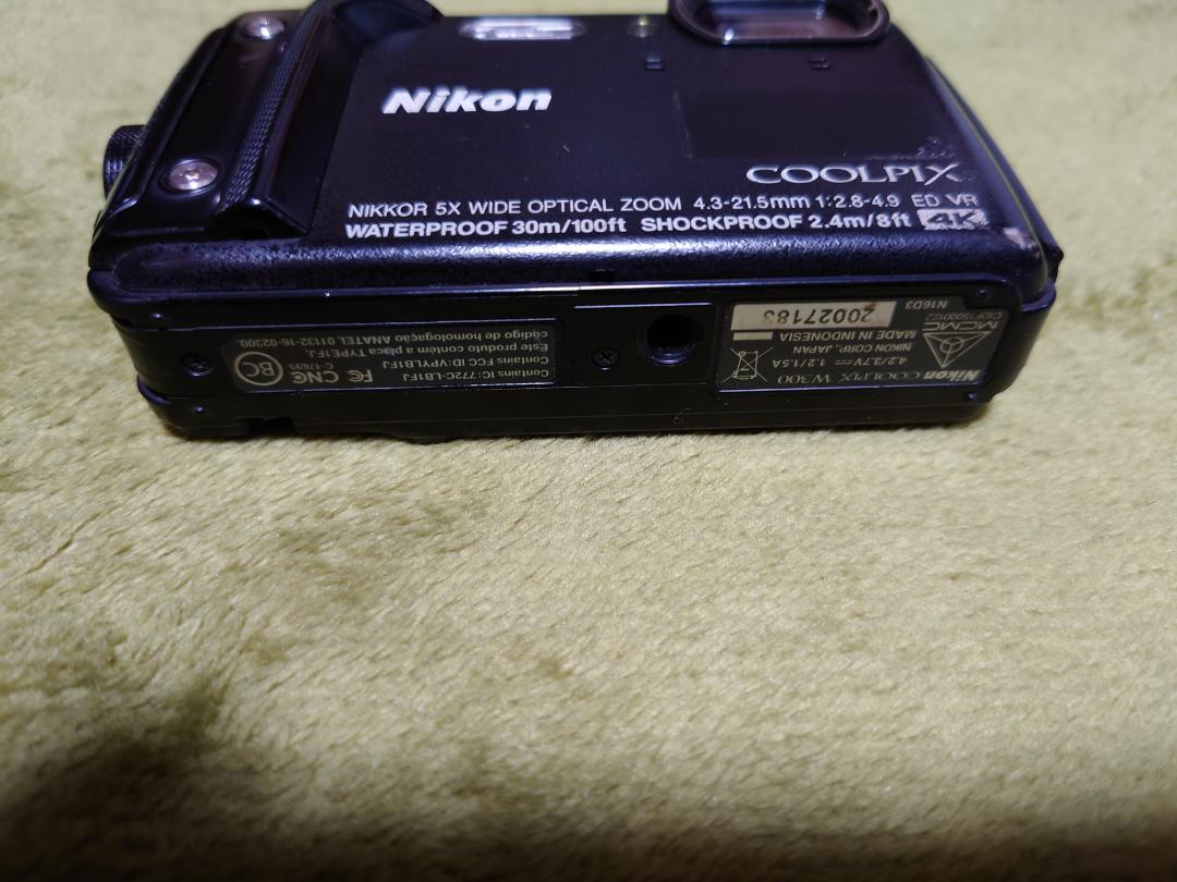 人気定番2022 Nikon COOLPIX W300 BLACK dxlQP-m65720003693 ニコン 代引不可