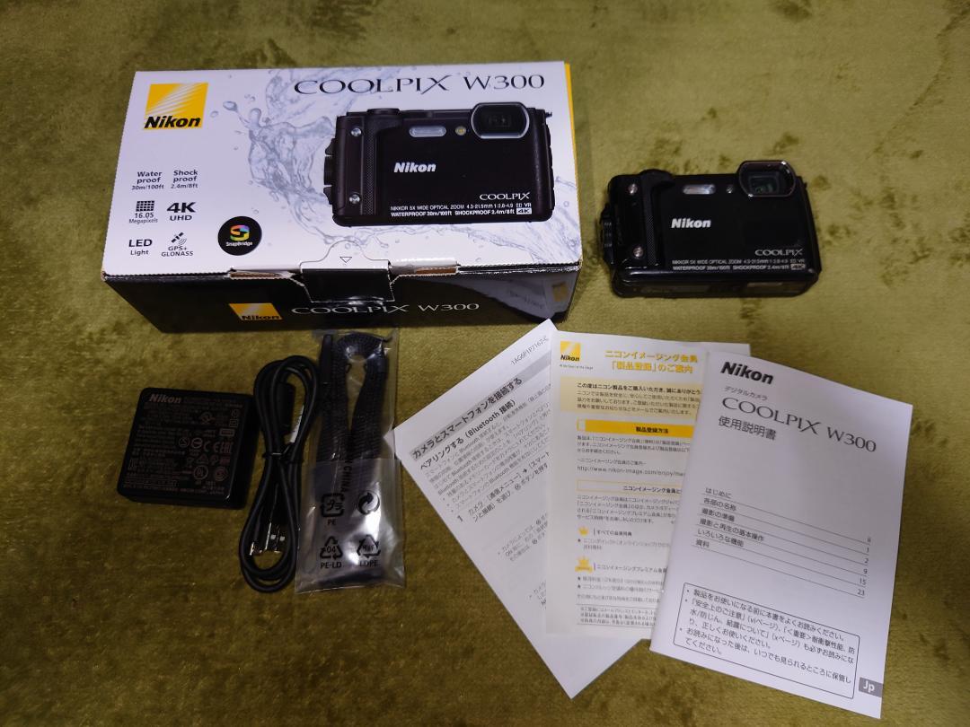 人気定番2022 Nikon COOLPIX W300 BLACK dxlQP-m65720003693 ニコン 代引不可