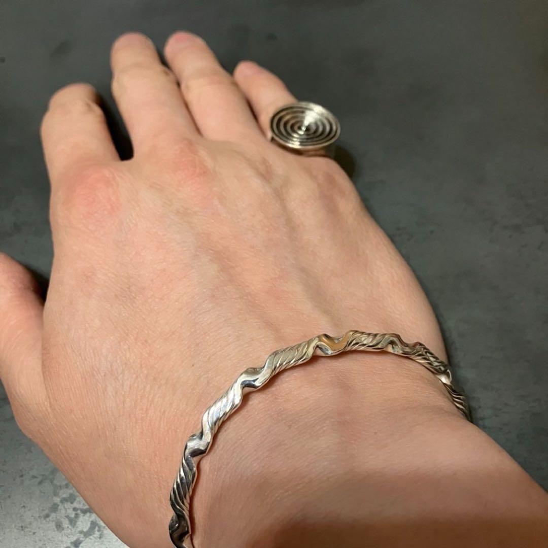 SILVER925 TWIST BANGLE/BRACELET/シルバーバングル