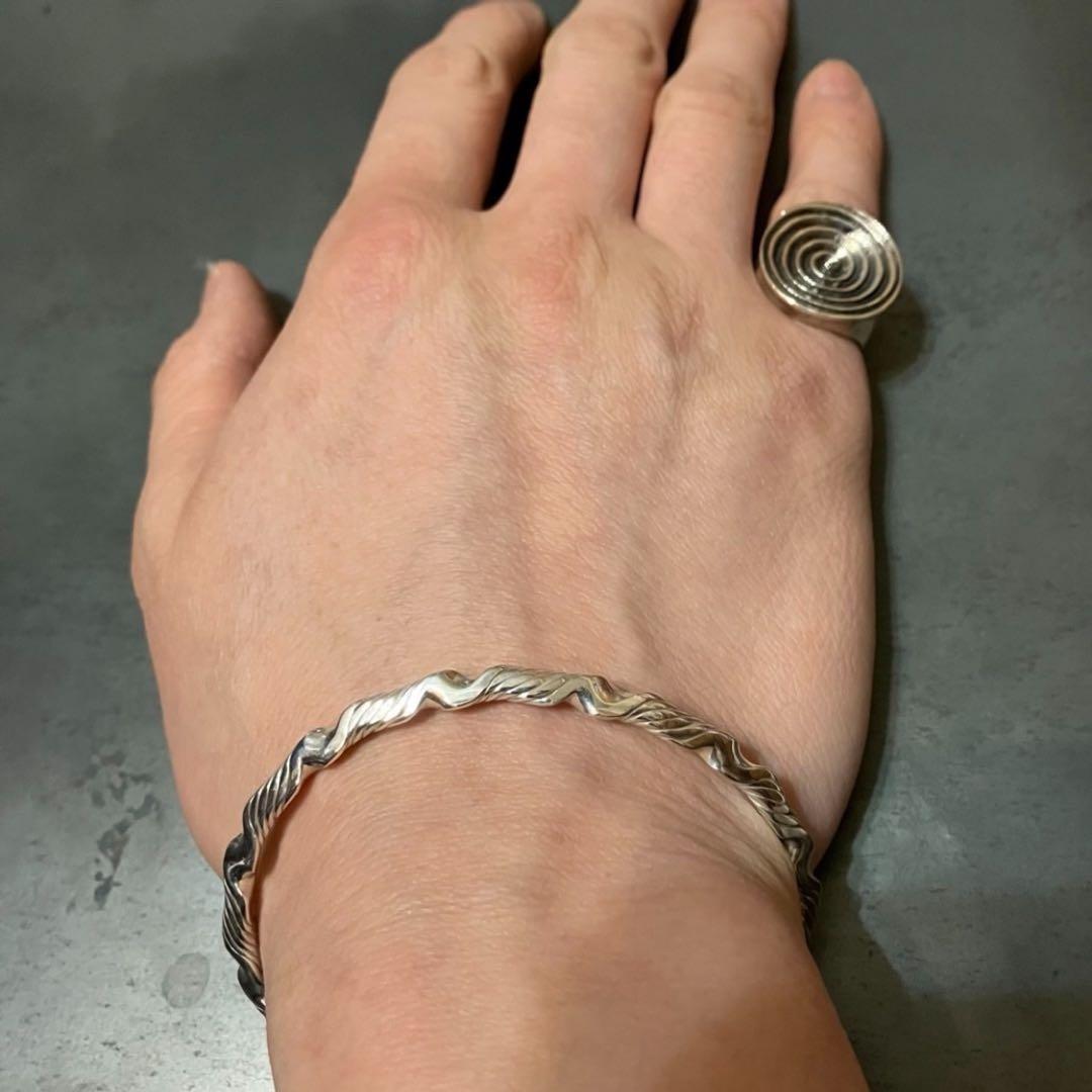 SILVER925 TWIST BANGLE/BRACELET/シルバーバングル