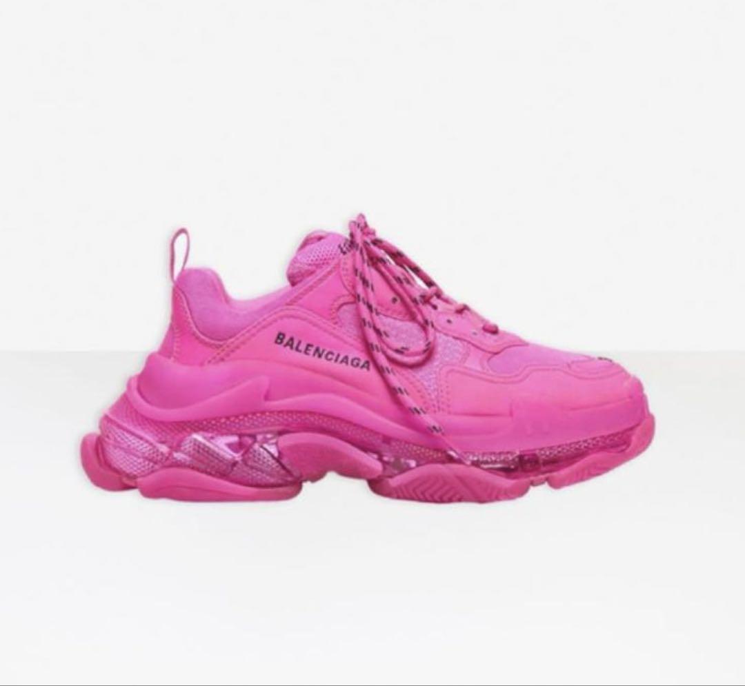 BALENCIAGA ピンク トリプルS スニーカー 35/23