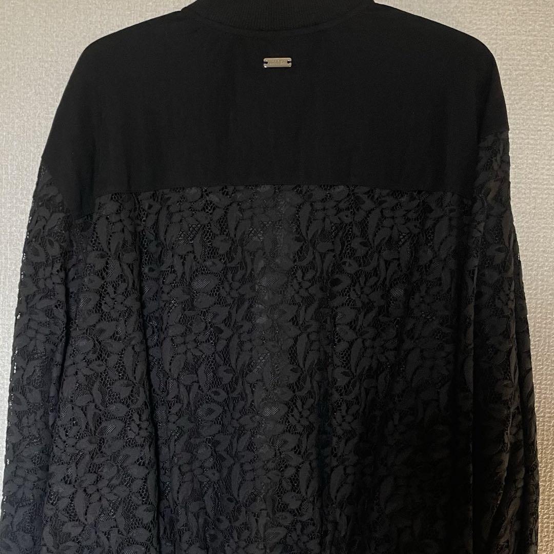 お値下中【新品】定価20,900円　ヤマダヤ 日本製 黒 レースジャンパー