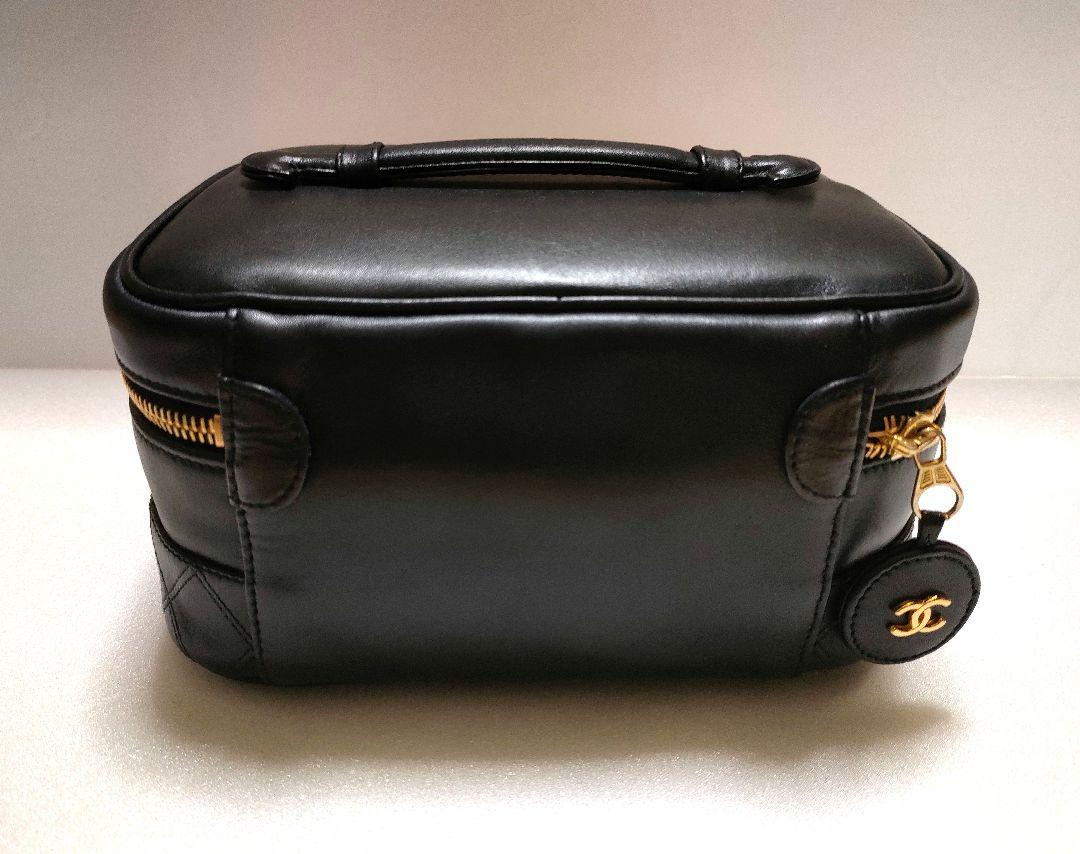 CHANEL シャネル ビコローレ マトラッセ バニティバッグ ラムスキン