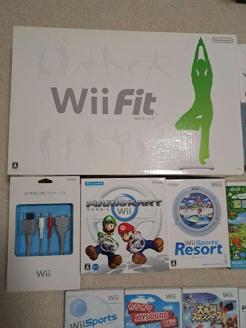 Wii本体ソフトセット ☆ wii本体＋ソフト6点+他 セット☆ 送料無料