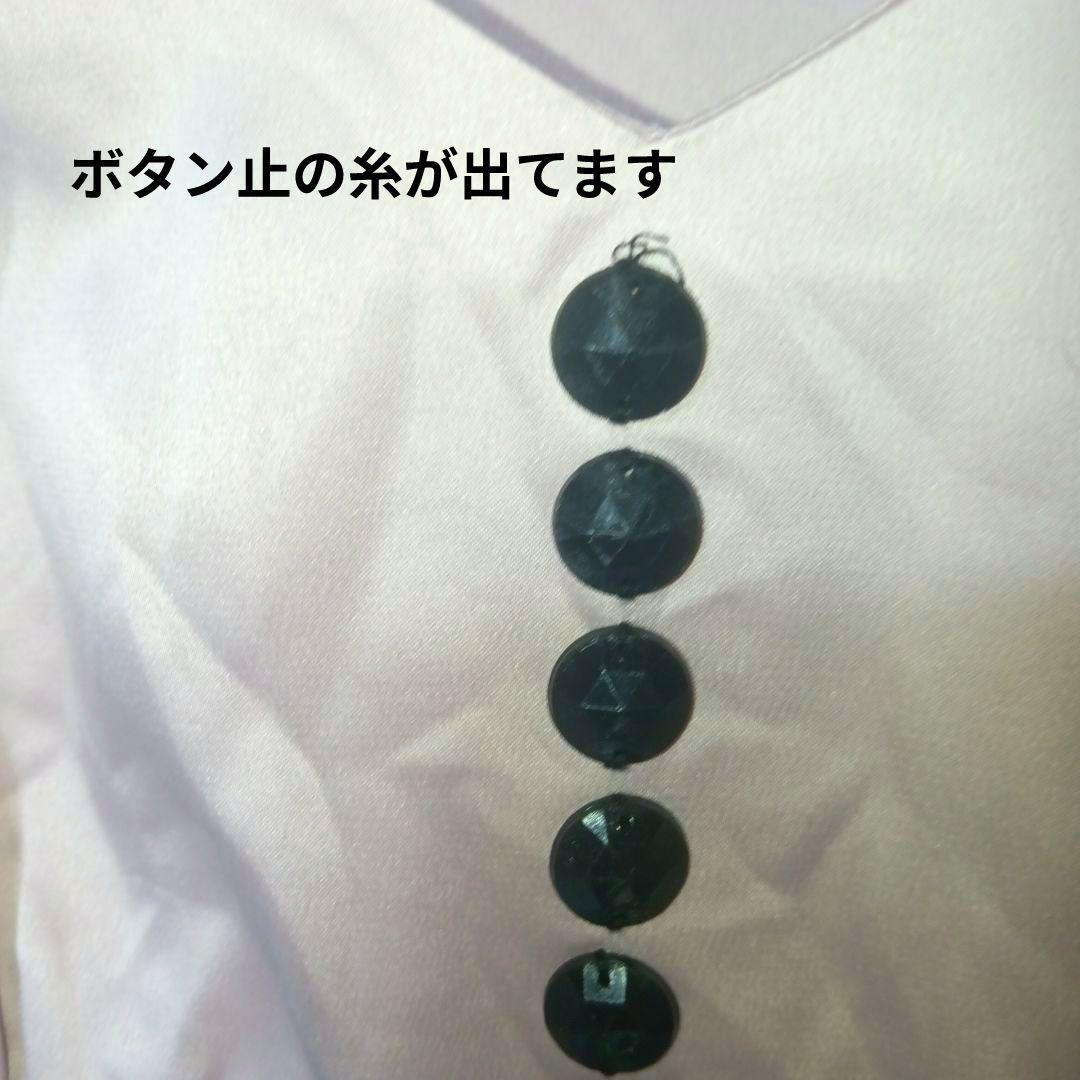 MIU MIU ビンテージシルク混半袖ひざ丈ワンピース Sピンク