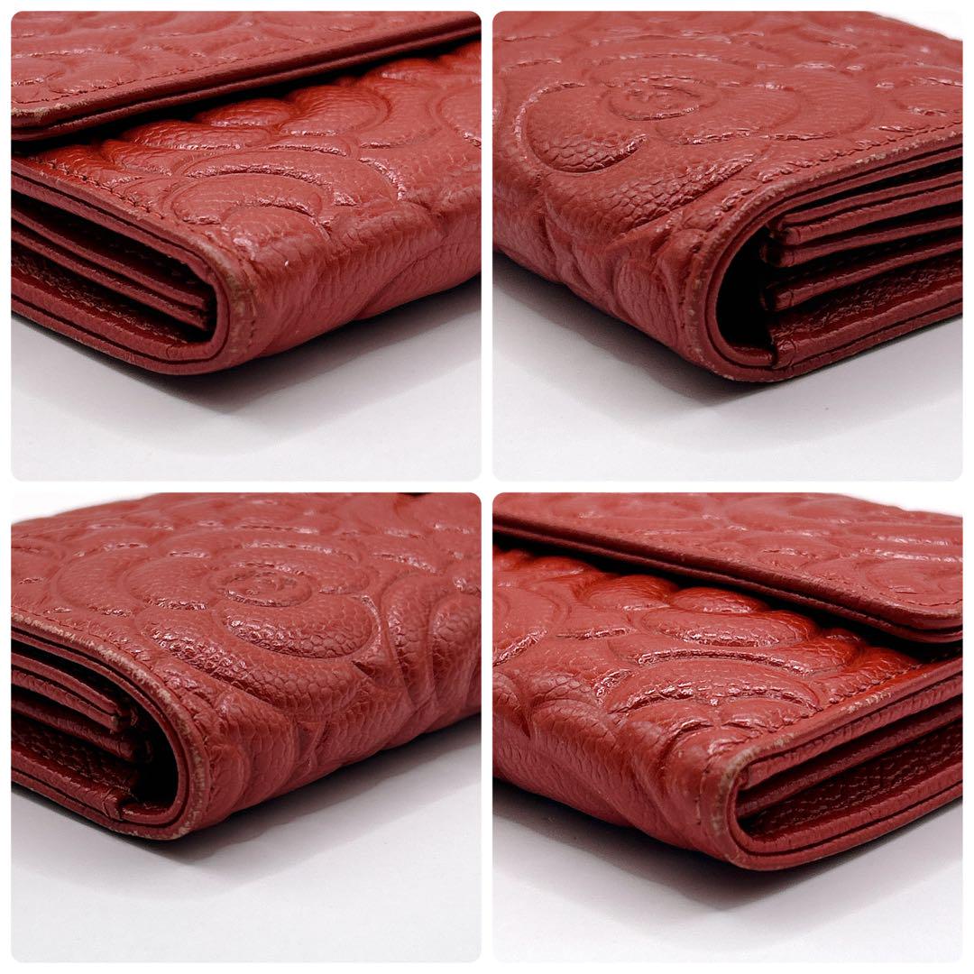 ✨美品・箱付✨ CHANEL カメリア 長財布