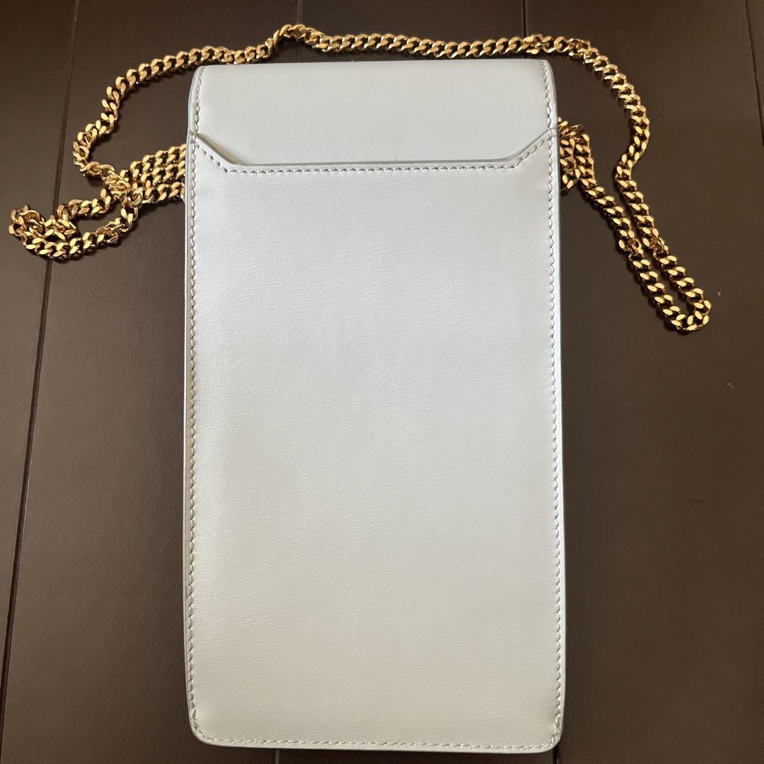 直営ラッピング対応！チェーン付き バーティカル モバイルポーチ CELINE チェーン付き バーティカル モバイルポーチ