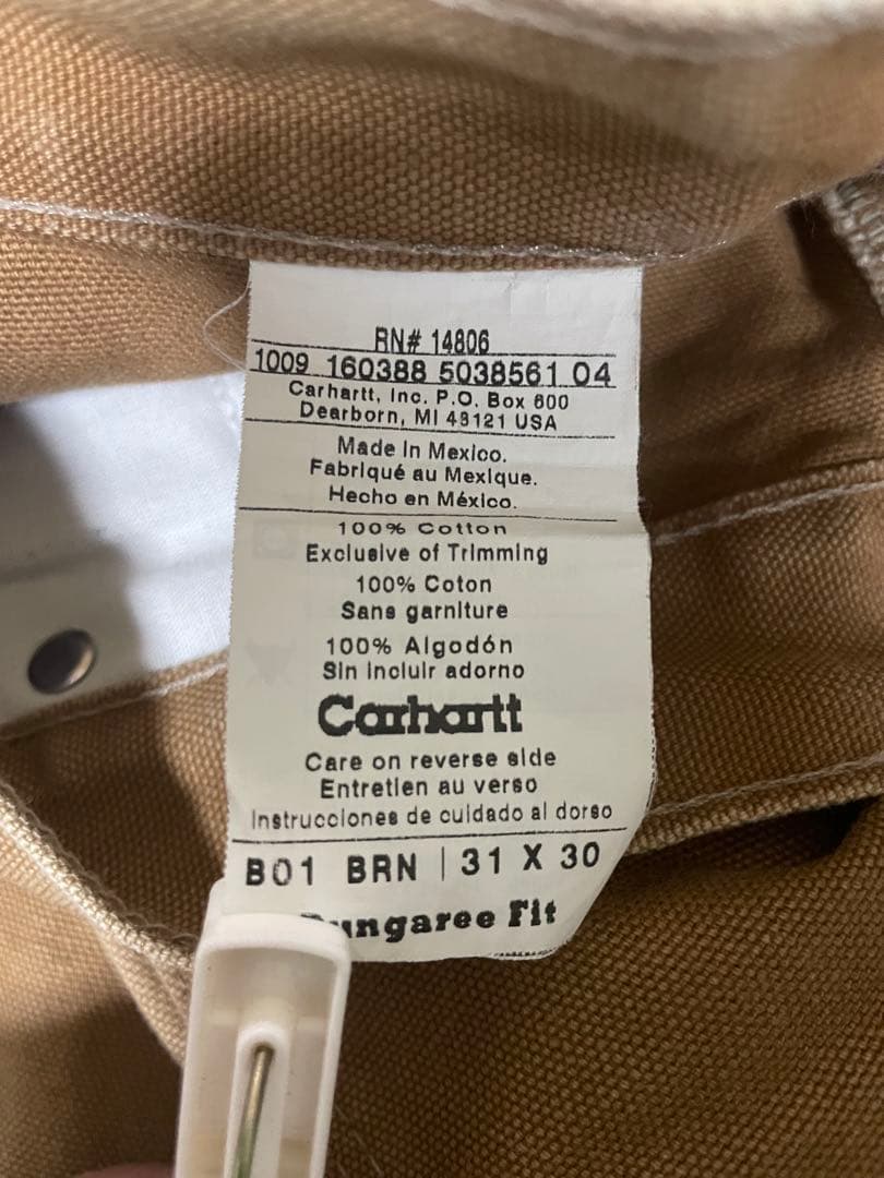 Carhartt B01 BRN ダブルニー ペインター31✖︎30 Carhartt B01 BRN ダブルニー ペインター31✖︎30