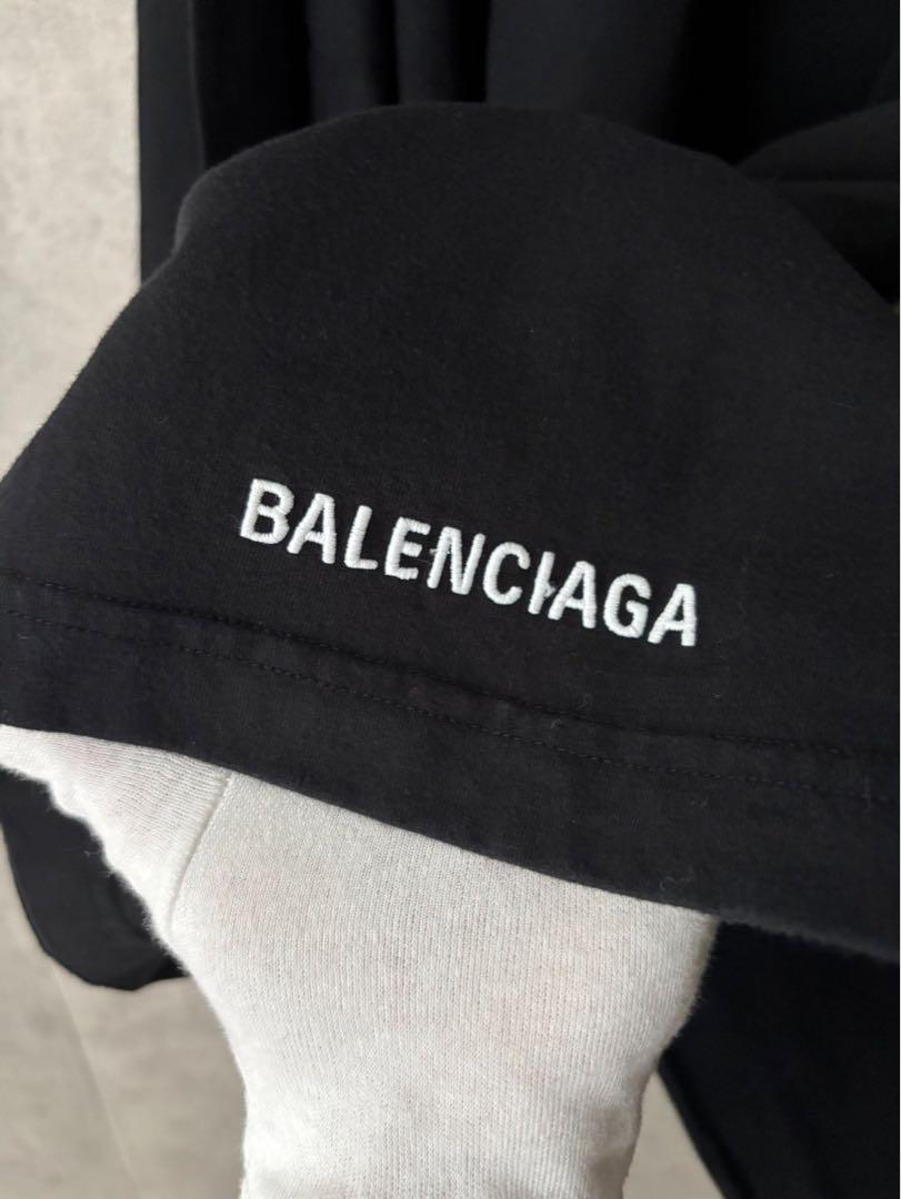 バレンシアガ BALENCIAGA　バックロゴオーバーサイズ長袖カットソー