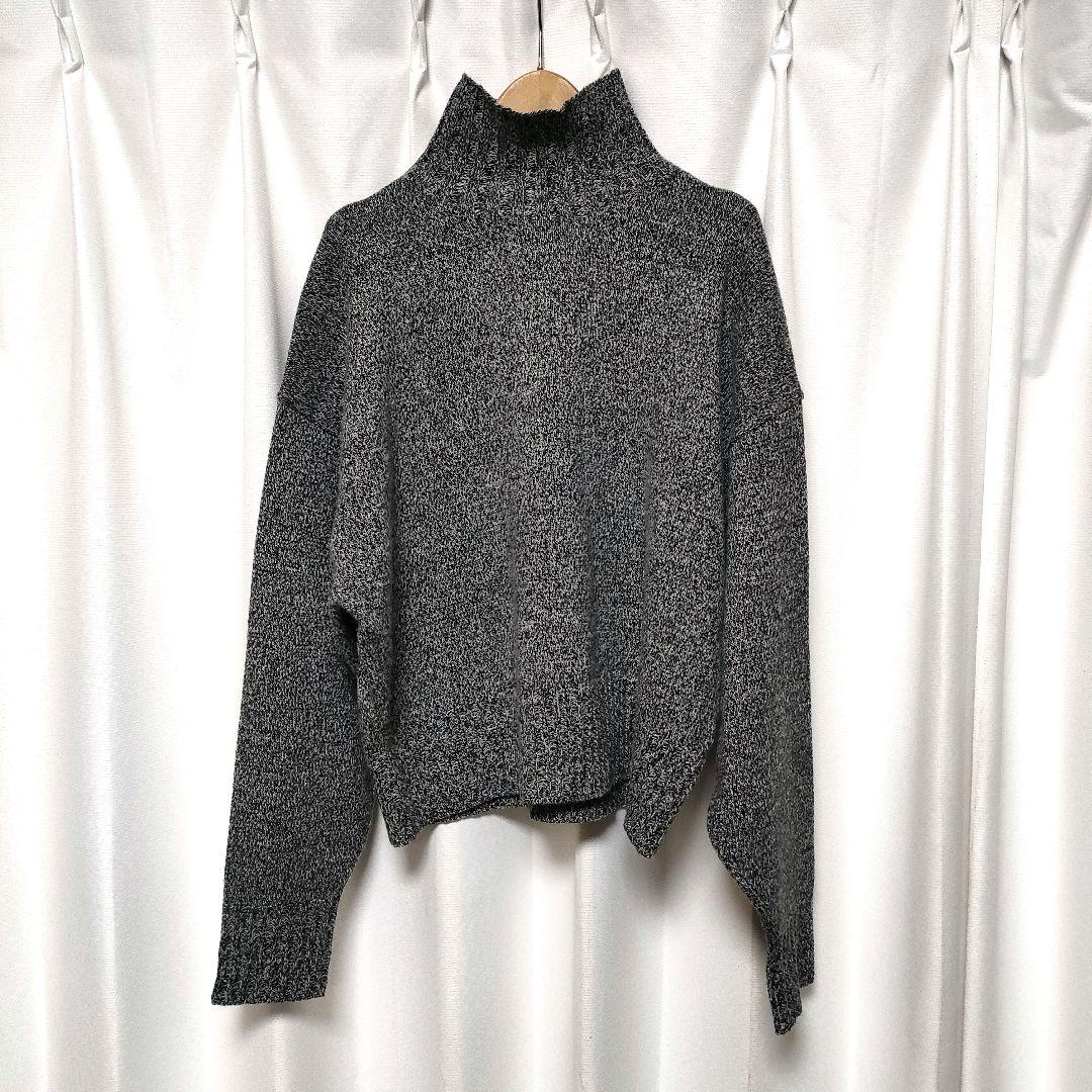 【美品】23AW かぐれ タートルネックニットプルオーバー 【美品】23AW かぐれ タートルネックニットプルオーバー