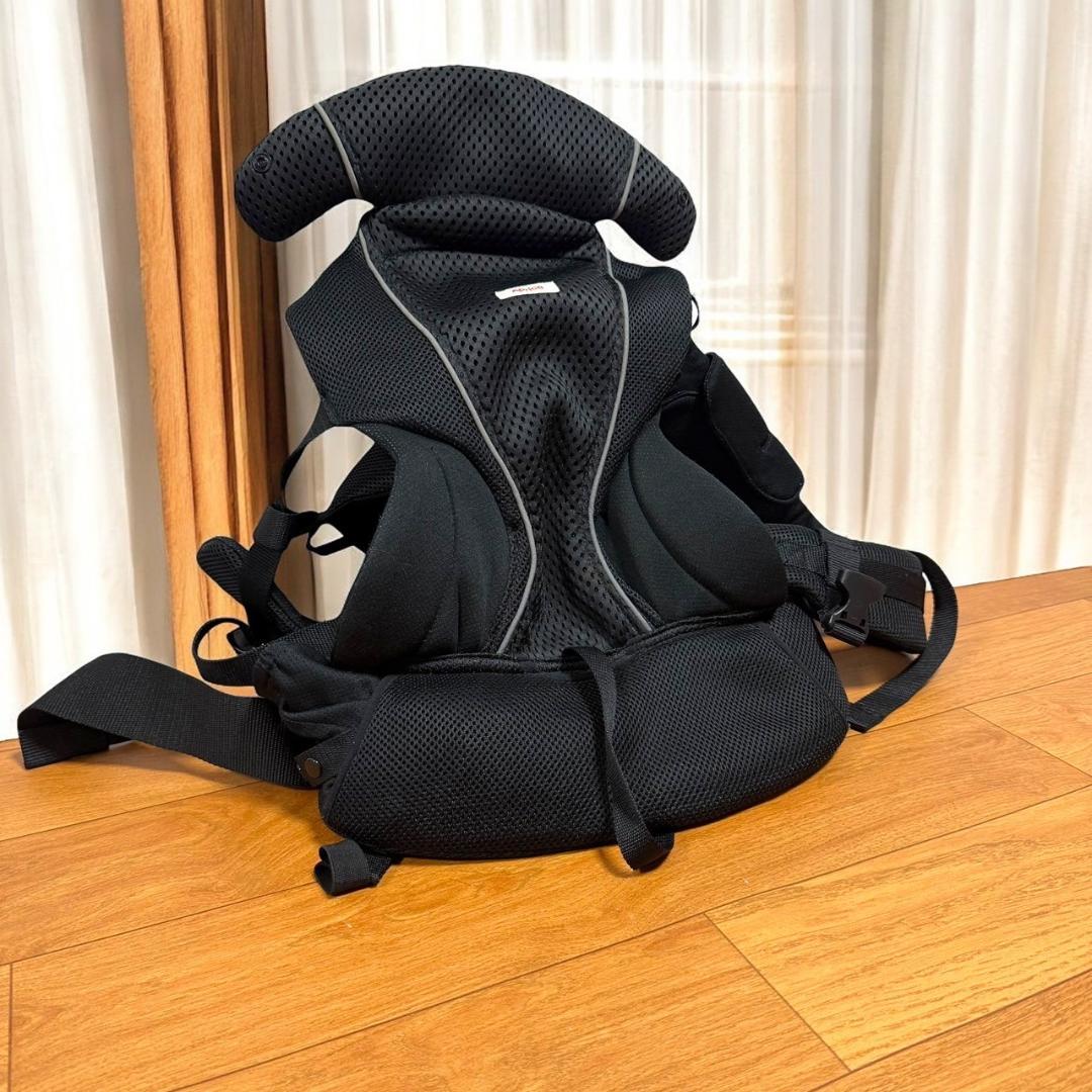 ☆良品 アップリカ 抱っこ紐 コアラウルトラメッシュ ブラック 2123837