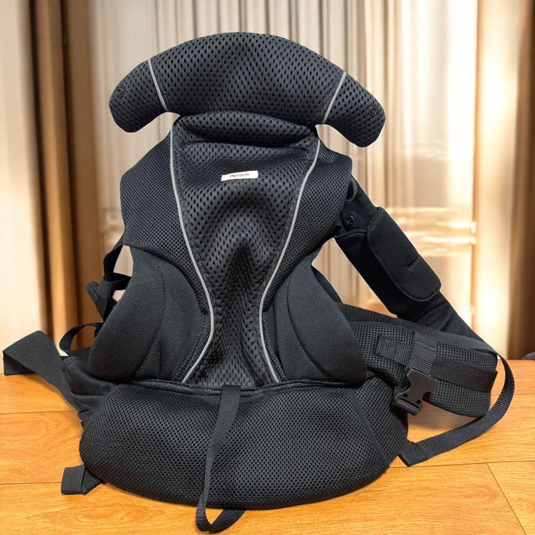 ☆良品 アップリカ 抱っこ紐 コアラウルトラメッシュ ブラック 2123837