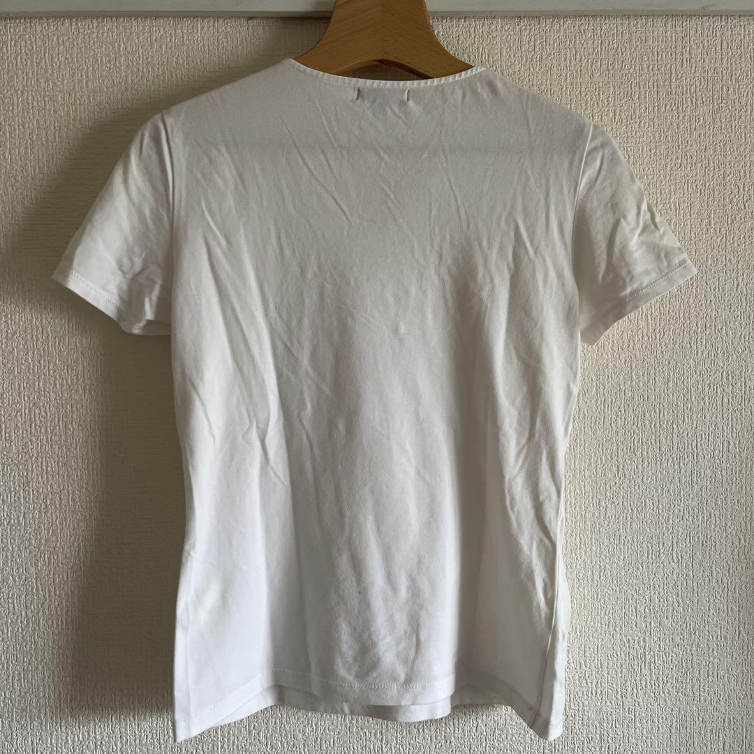 新品！タグ付き ZARA フリル付きホワイト半袖シャツ - メルカリ