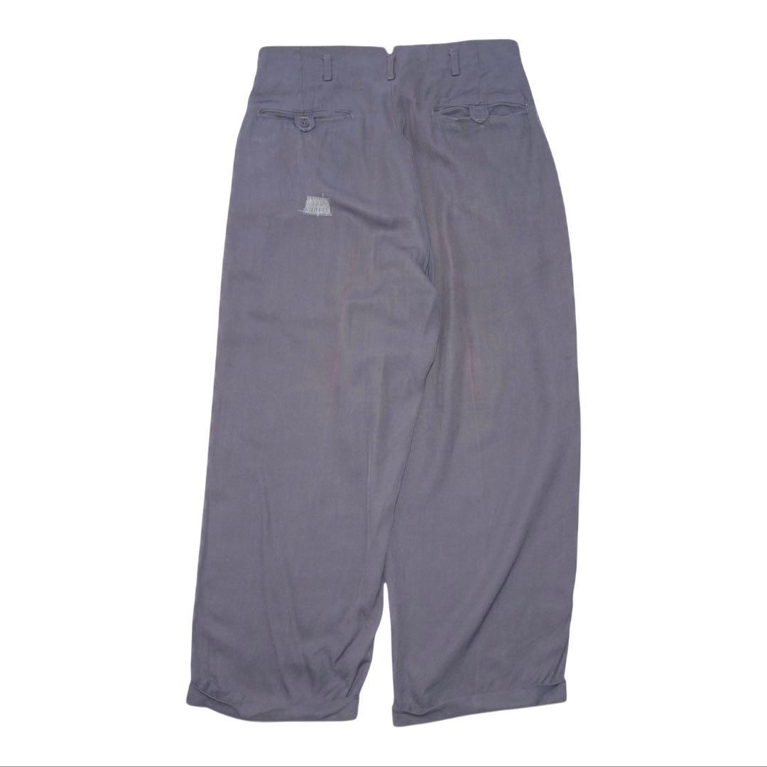 40〜50's アメリカ製 レーヨンギャバジンスラックス Slacks 40〜50's アメリカ製 レーヨンギャバジンスラックス Slacks