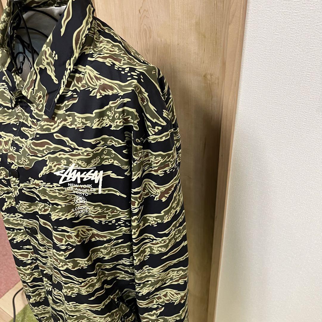 送料無料 いくらから コーチジャケット 迷彩 Stussy Lサイズ メルカリ - ストリート系 ジャケット・アウター