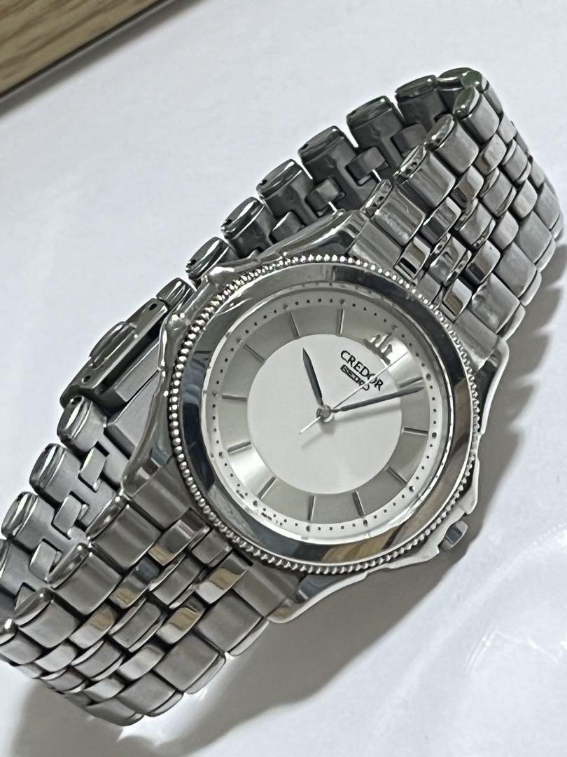 早い物勝ち！SEIKO 8J81-6B70 クレドールWGクォーツ メンズ美品