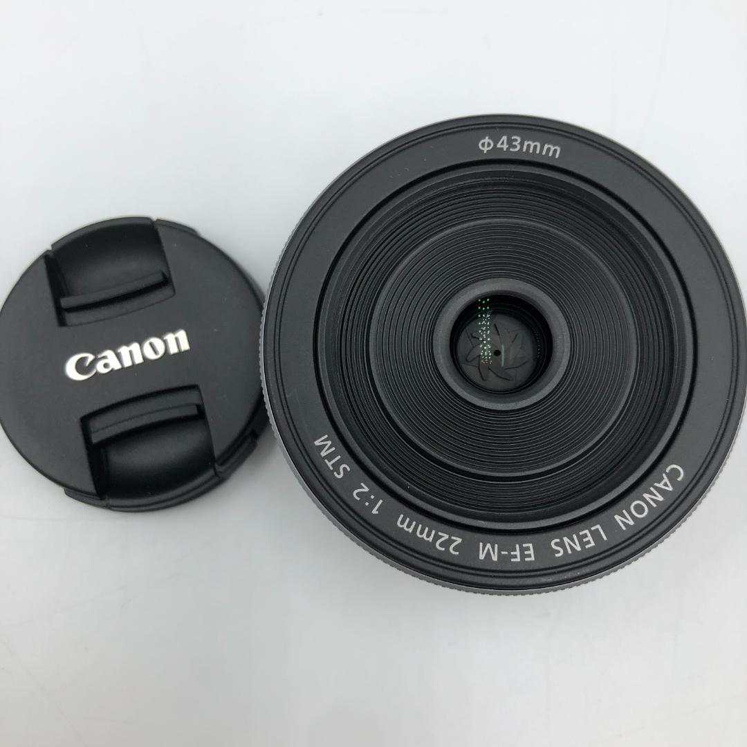 Canon 単焦点広角レンズ EF-M22mm F2 STM/Y30465-O2 - メルカリ
