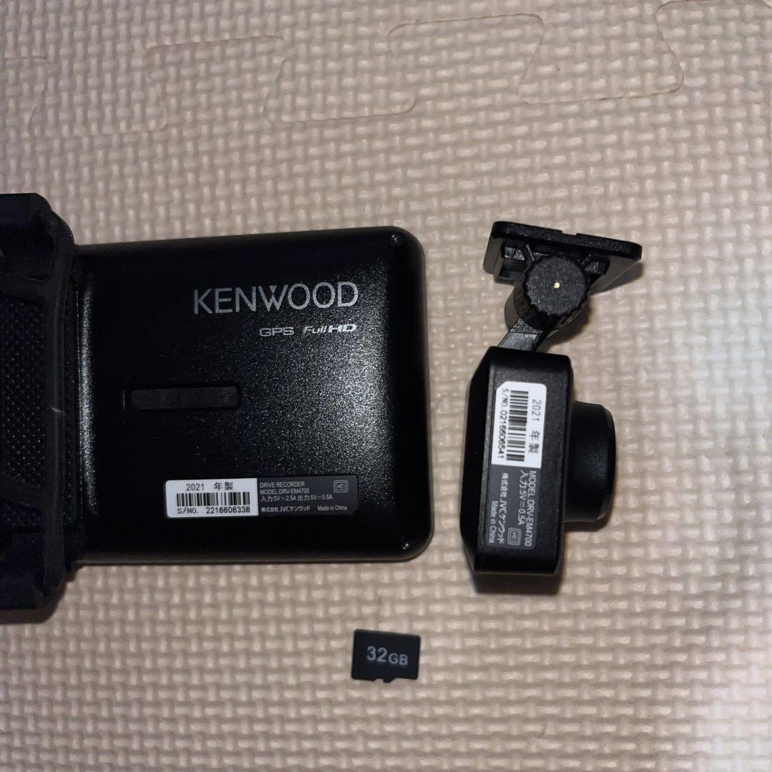 KENWOOD ミラーレーダー探知機　デジタルインナーミラー