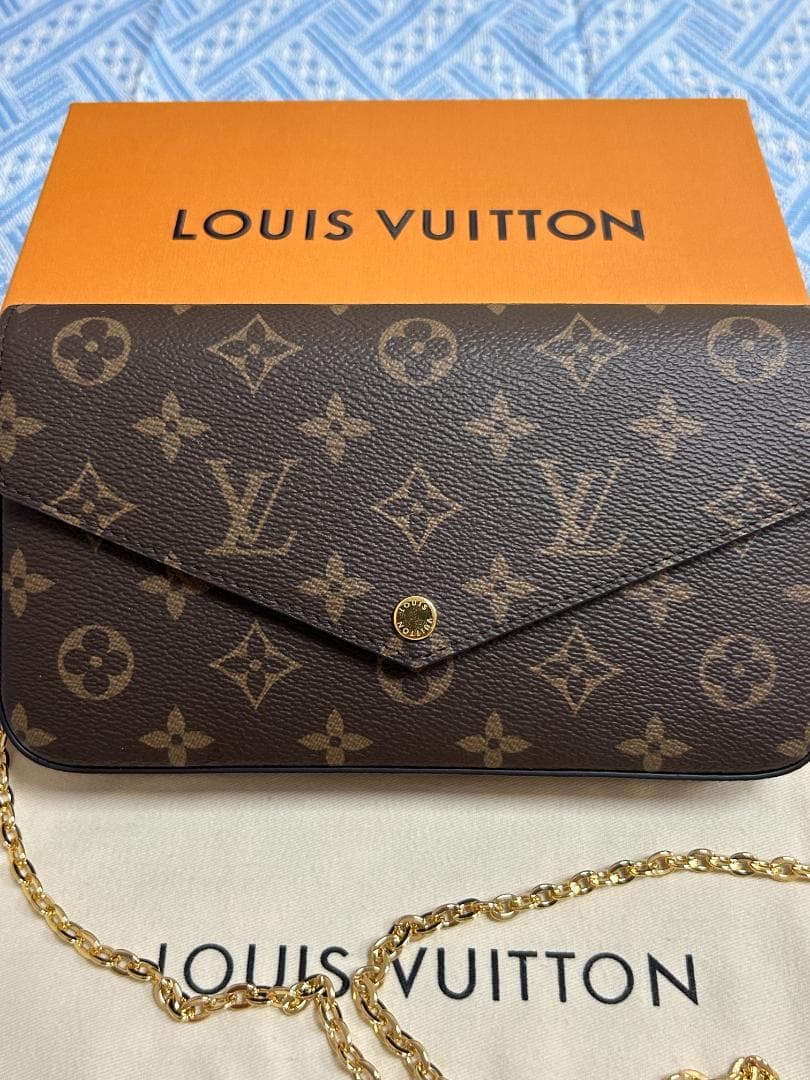 美品 モノグラムチェーンショルダー・ポシェット・フェリシー M61276