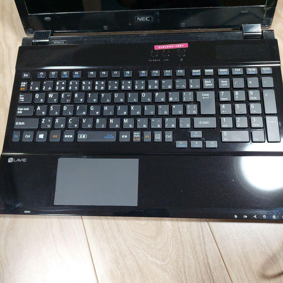 パ*ン様 NEC LaVie ノートPC ブラック ACアダプター付き