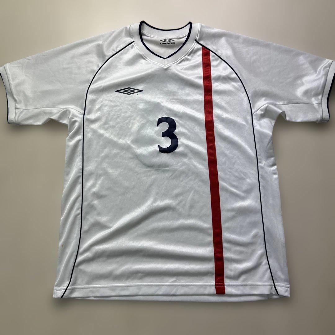 Umbro イングランド代表 サッカーシャツ ウェア ゲームシャツ umbro アンブロ 100周年 ゲームシャツ(ホワイト) UUUXJA00 WHT