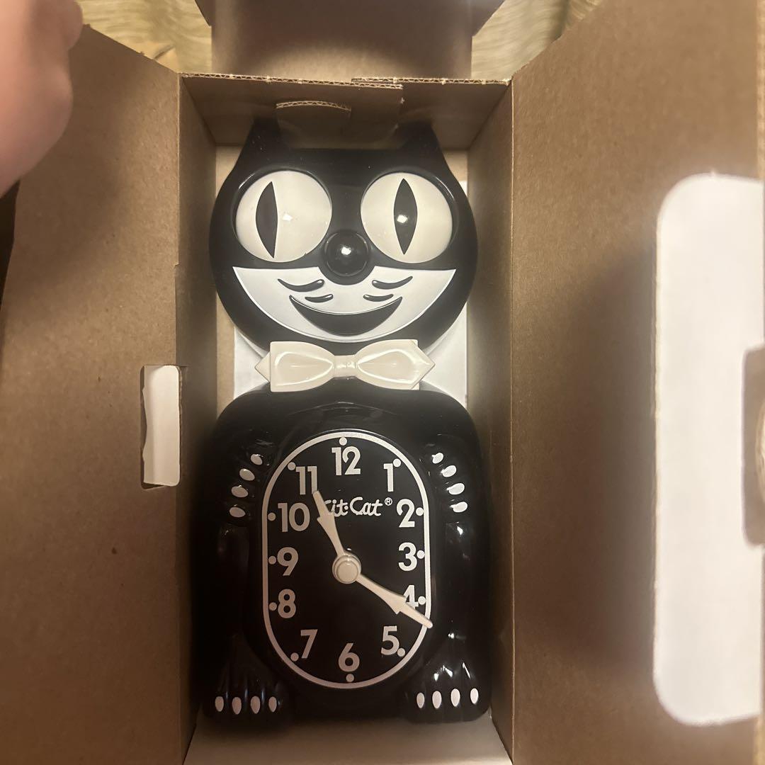 KIT CAT KLOCK ブラック