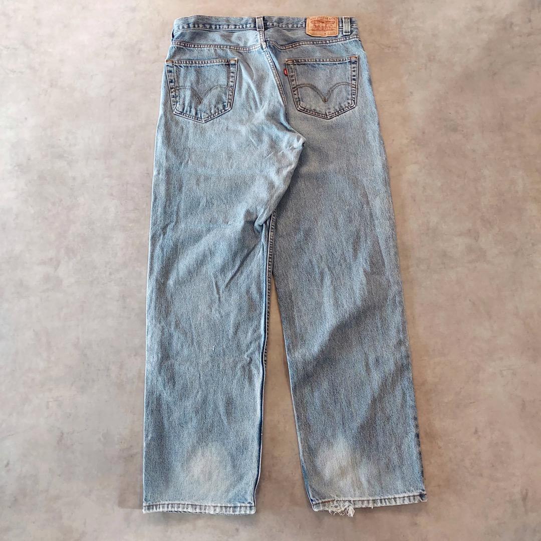 リーバイス550 Levis W36 ブルーデニム 00s 青 古着 14974