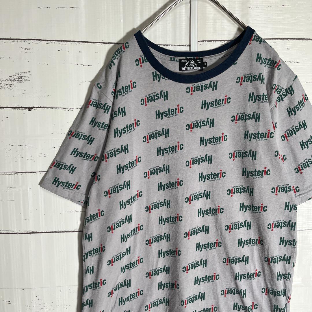 福袋 リンガーネック tシャツ ロゴ総柄 Glamour Hysteric S メルカリ - トップス