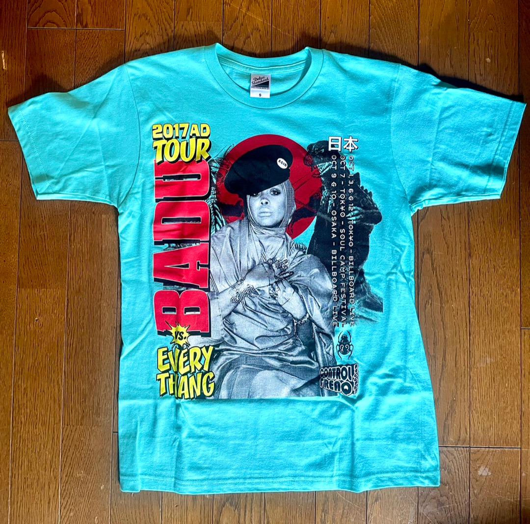 憧れの ERYKAH HIPHOP ツアーTシャツ アーティスト オフィシャル BADU 洋楽