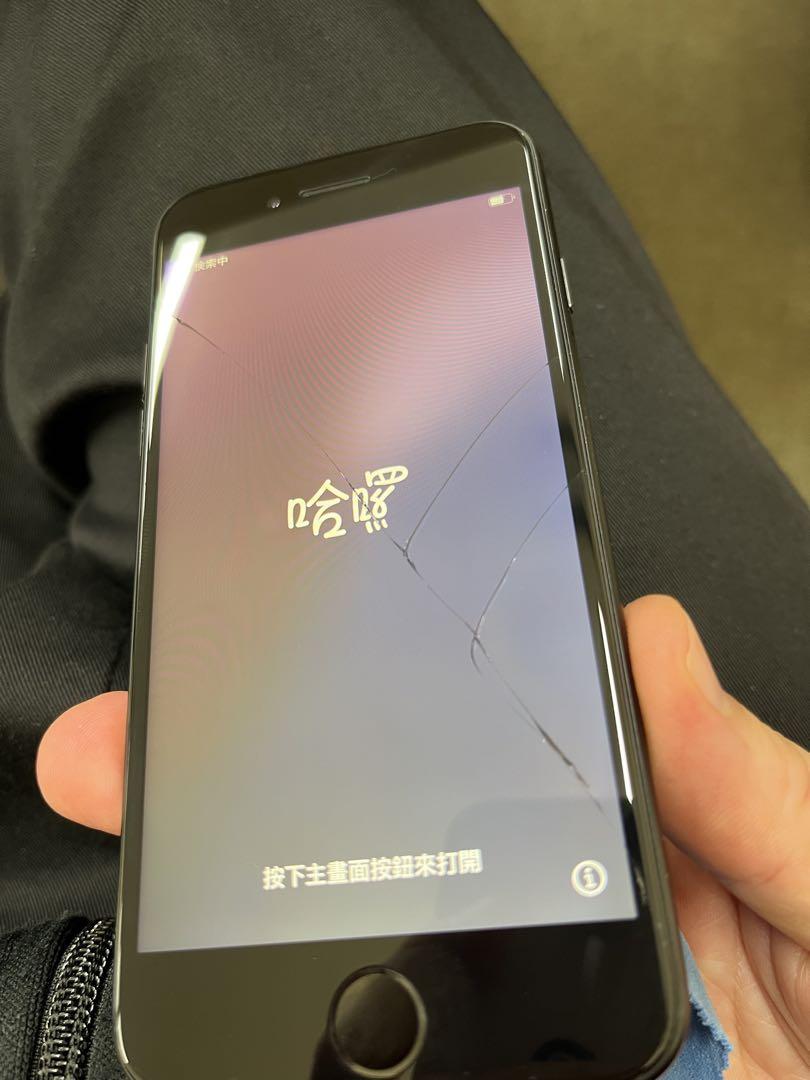 iPhoneSE2 128GBブラック 画面割れあり 携帯電話本体