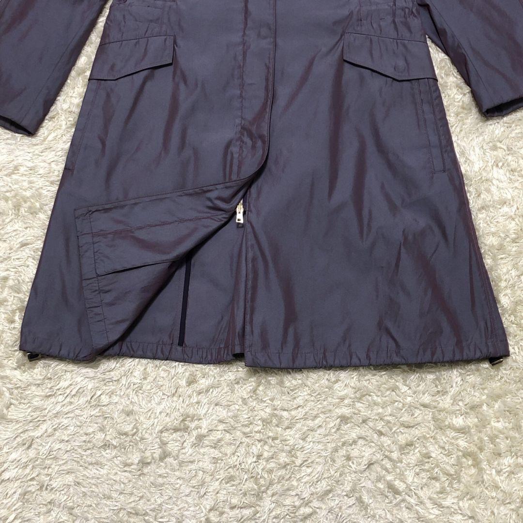 【美品】HERNO ヘルノ ロング ナイロンコート スプリングコート 44