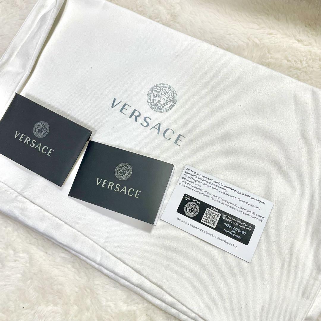箱付未使用 VERSACE ヴェルサーチ メデューサ スクアーロ スニーカー 画像10