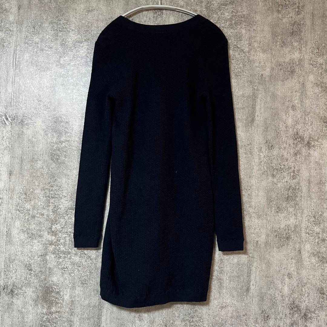 バレンシアガ BALENCIAGA KNITS ダークネイビー ロング ニット