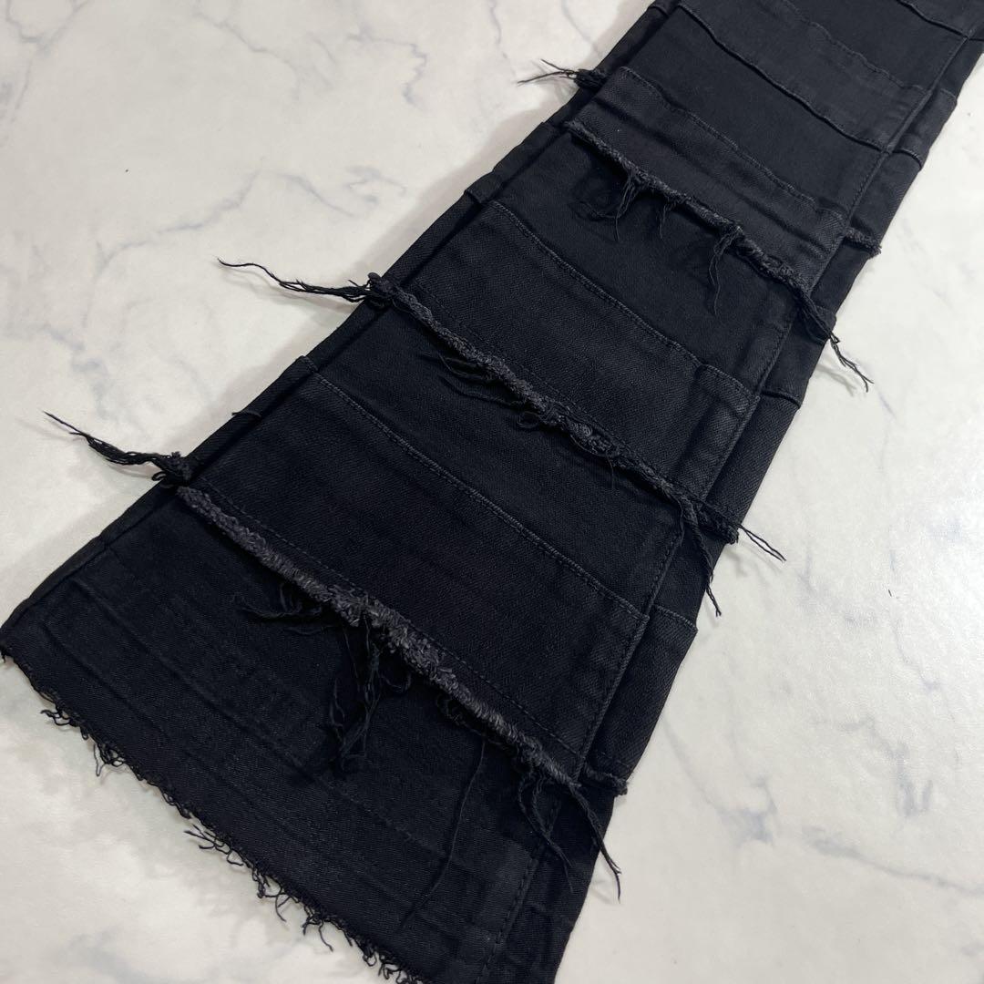 VALABASAS バラバサス クラッシュフレアスキニーデニム 新品 30 M