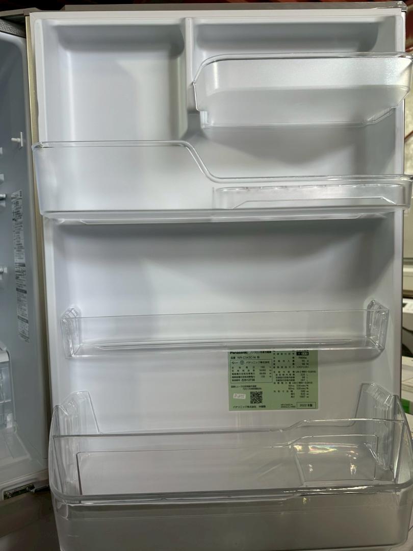 大阪送料無料★3か月保障付★冷蔵庫★2022年★NR-C343C-N★R-875