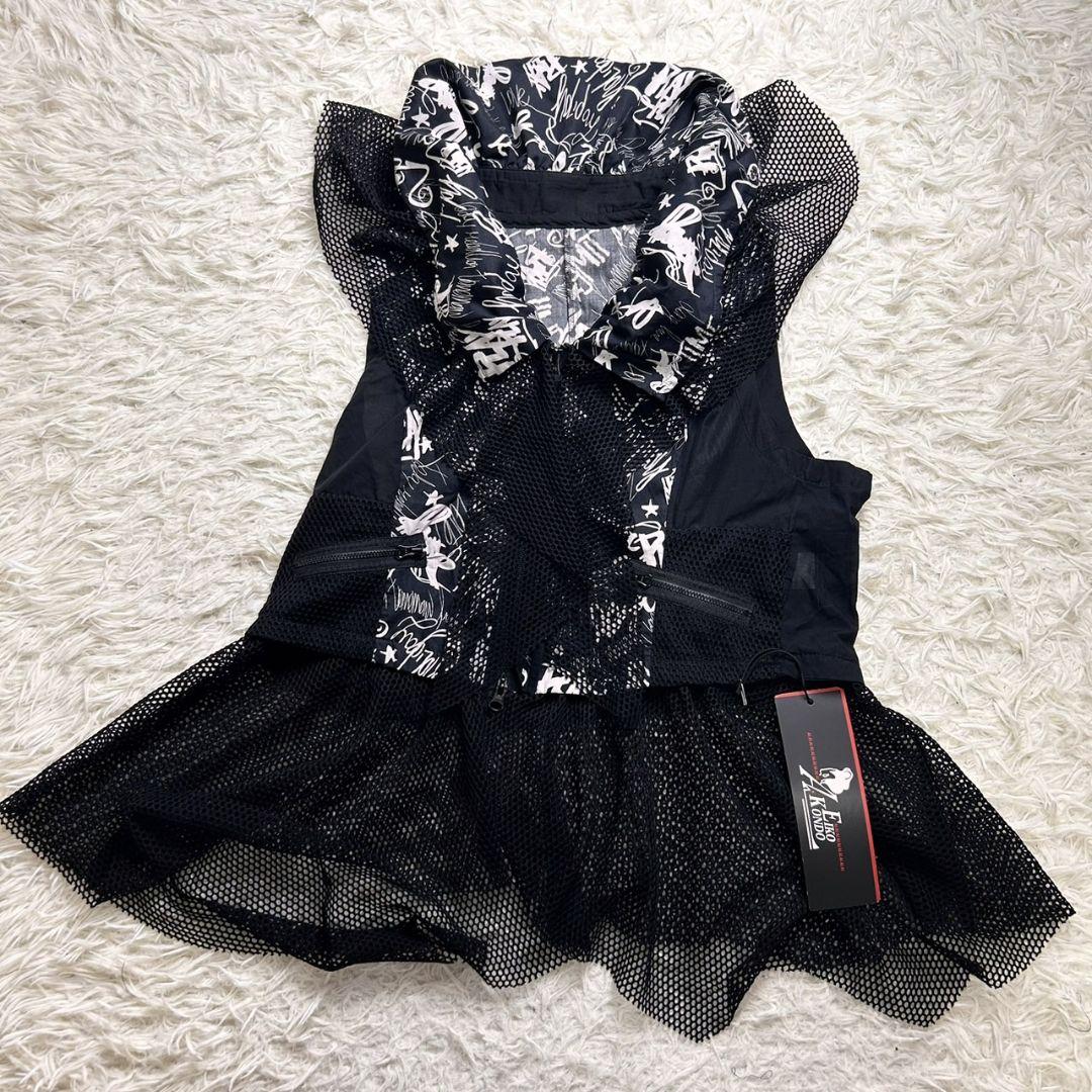 EIKO KONDO チュニック メッシュ グラフィックプリント