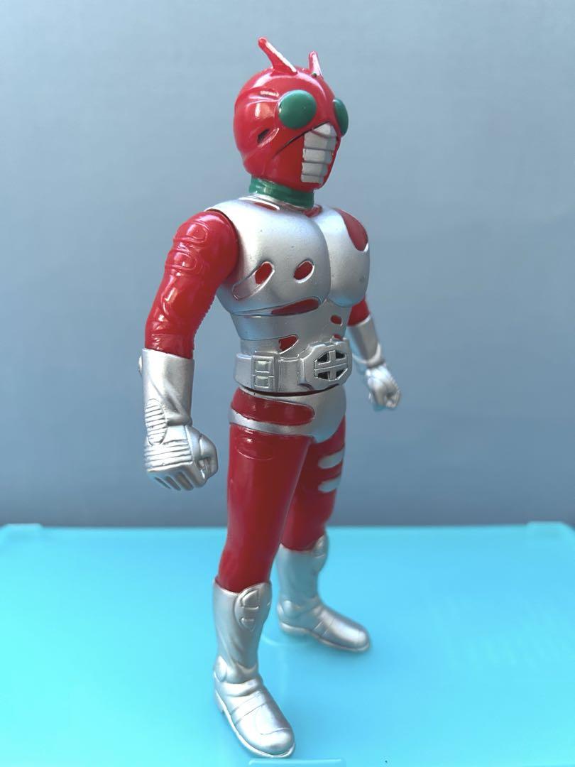 S*i様 ポピー　仮面ライダー　5体セット　ソフビ ポピー 仮面ライダー ソフビ 5体セット 当時物 昭和レトロ｜中古