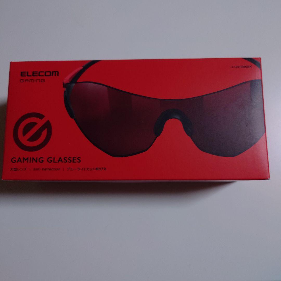ELECOM - 新品 ELECOM SWANS エレコム ゲーミンググラス G-G01G80BK ゲーミンググラス - G-G01G80BK