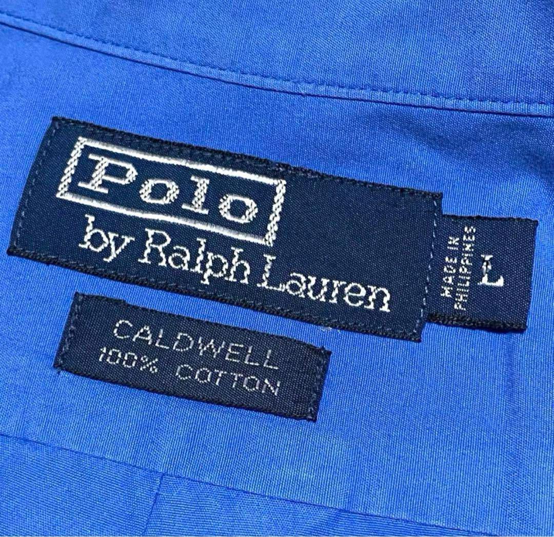 【希少】【L】90s ラルフローレン CALDWELL オープンカラー アロハ