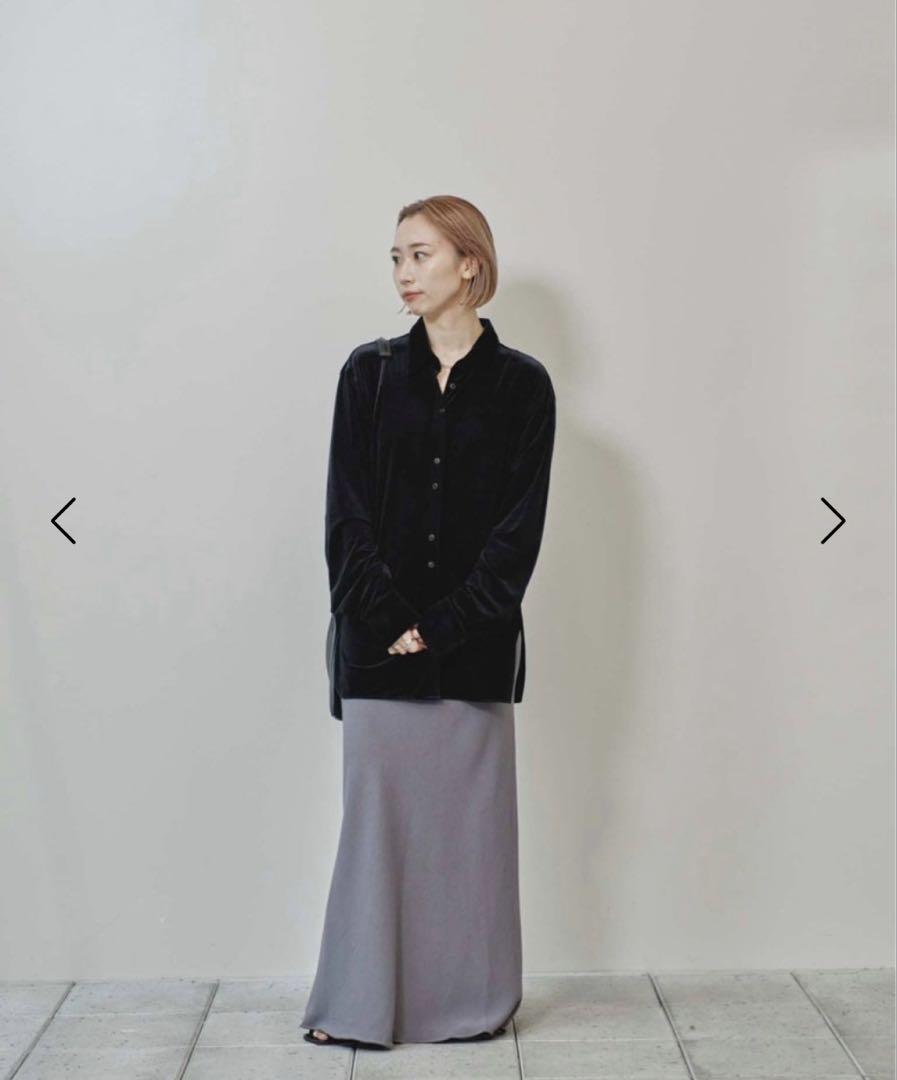 【新品未使用】TODAYFUL Roundhem Velour Shirts