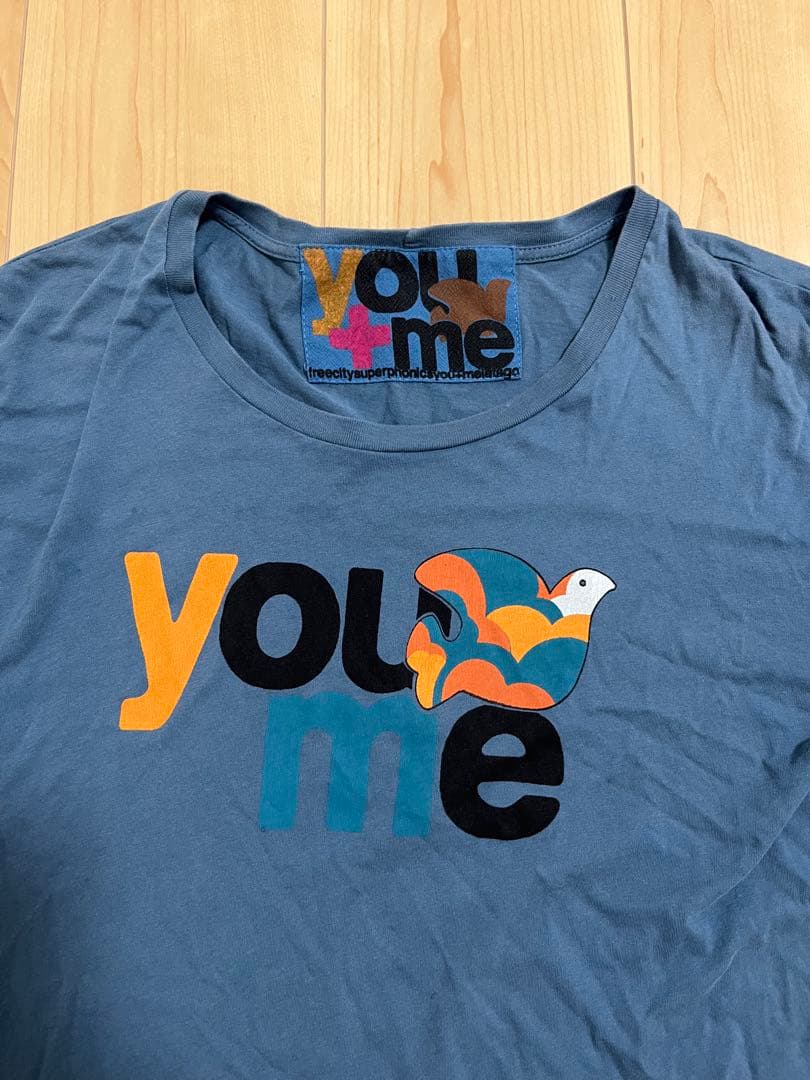 FREE CITY you me Tシャツ ブルー キムタク着