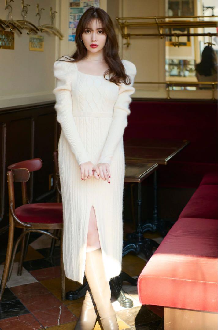 Herlipto☆Bambina Cable Knit Dress