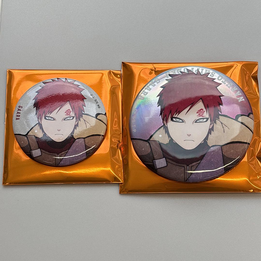 本日のみ値下げ　NARUTO 我愛羅 絆　缶バッジ ナルト疾風伝 グラフアート缶バッジ 我愛羅 - メルカリ