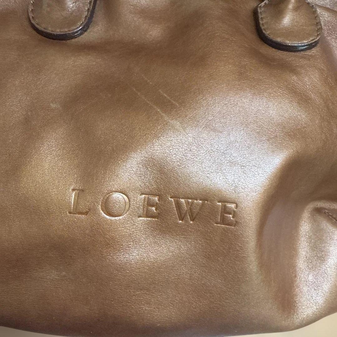 LOEWE ブラウン ショルダーバッグ