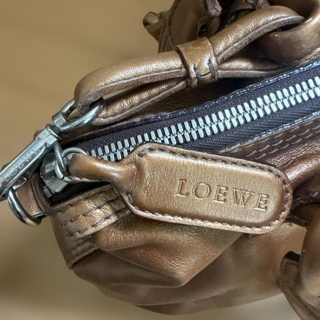 LOEWE ブラウン ショルダーバッグ