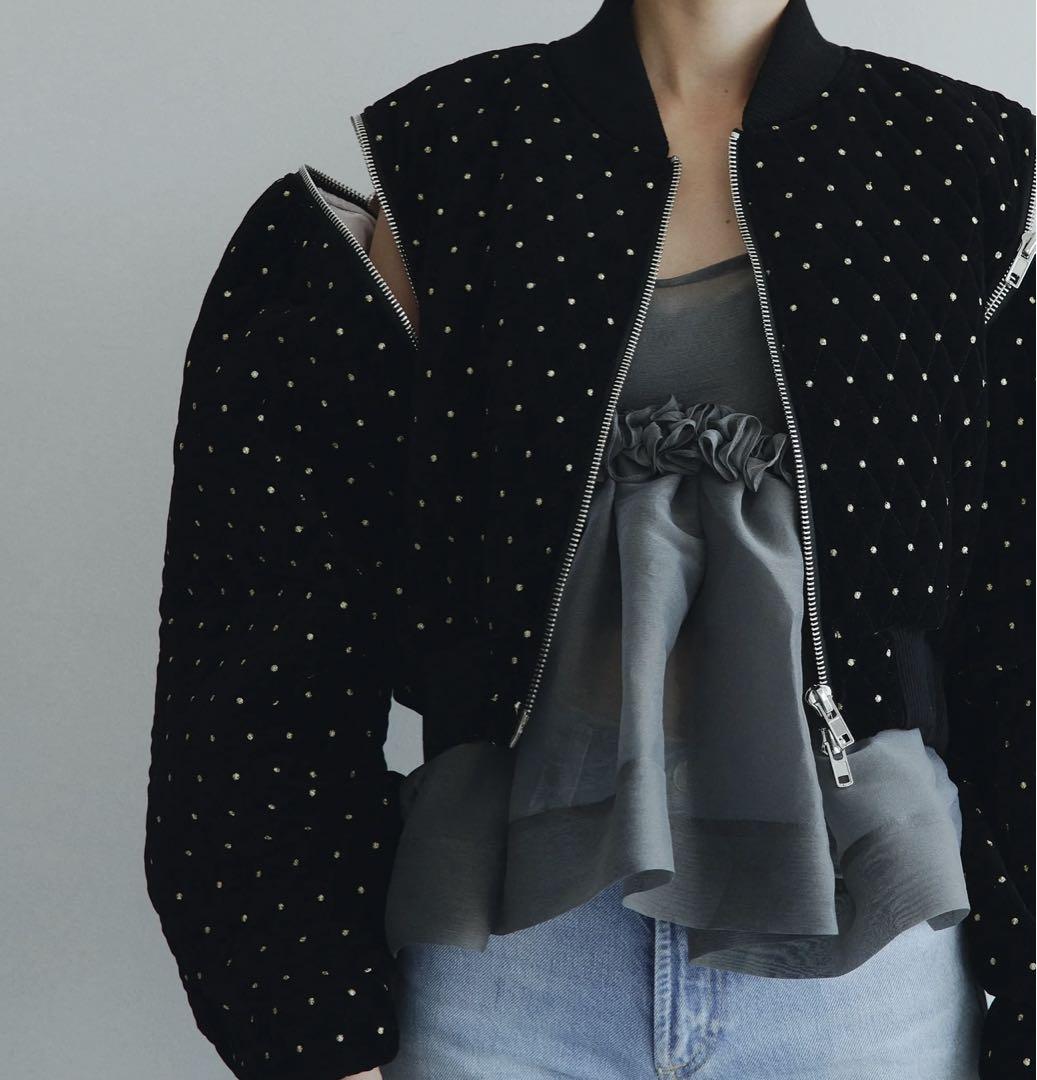 新品ODETTE ZIPPER JACKET