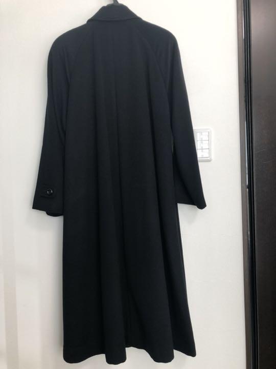 特価 ステンカラーコート ブラック 9号 S7yP4-m65762444988 HOSONO カシミヤ レディース 即納最新品