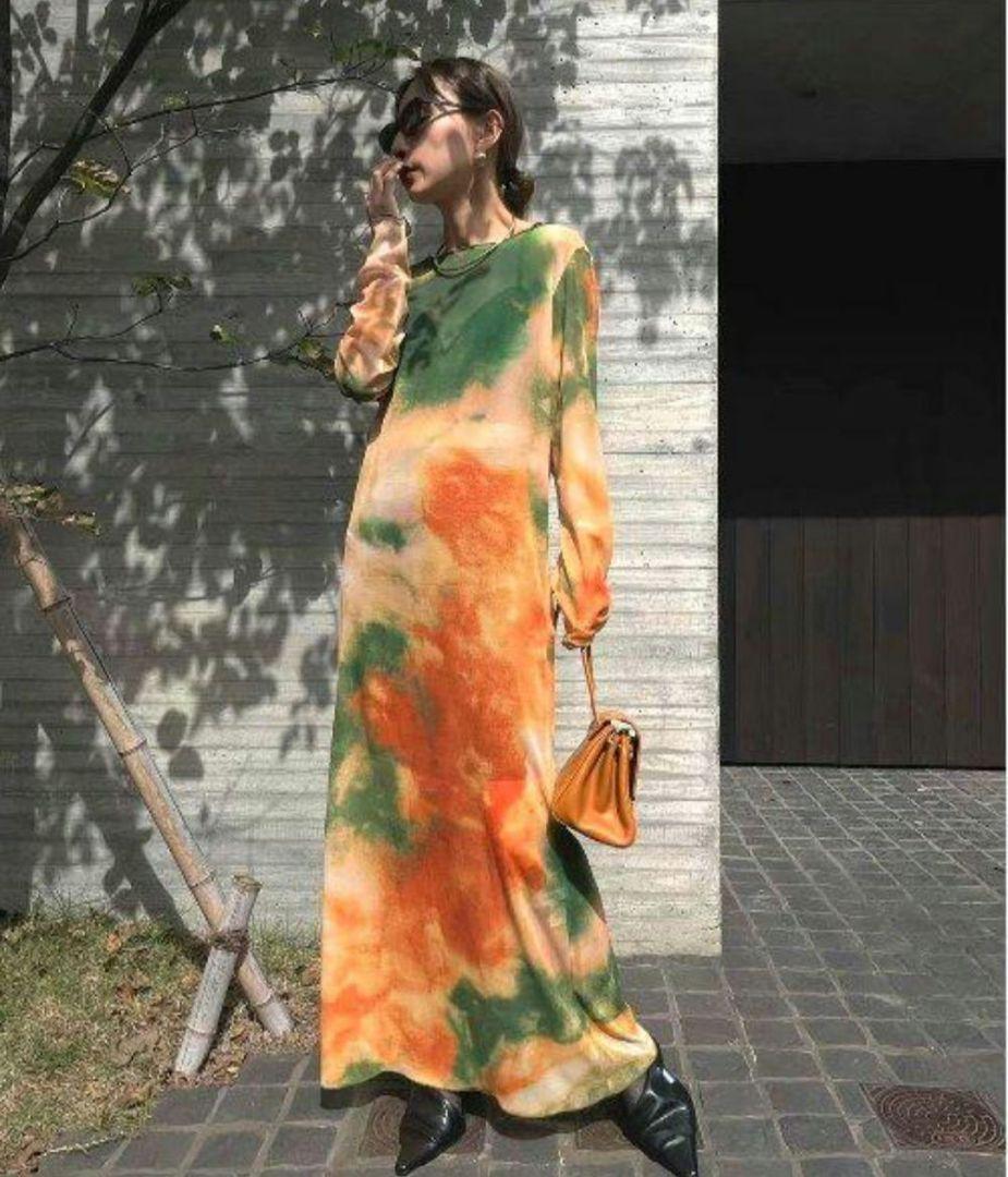 Ameri（アメリ）の「MIRANDA TAIDAI SHEER LONG TOP（その他