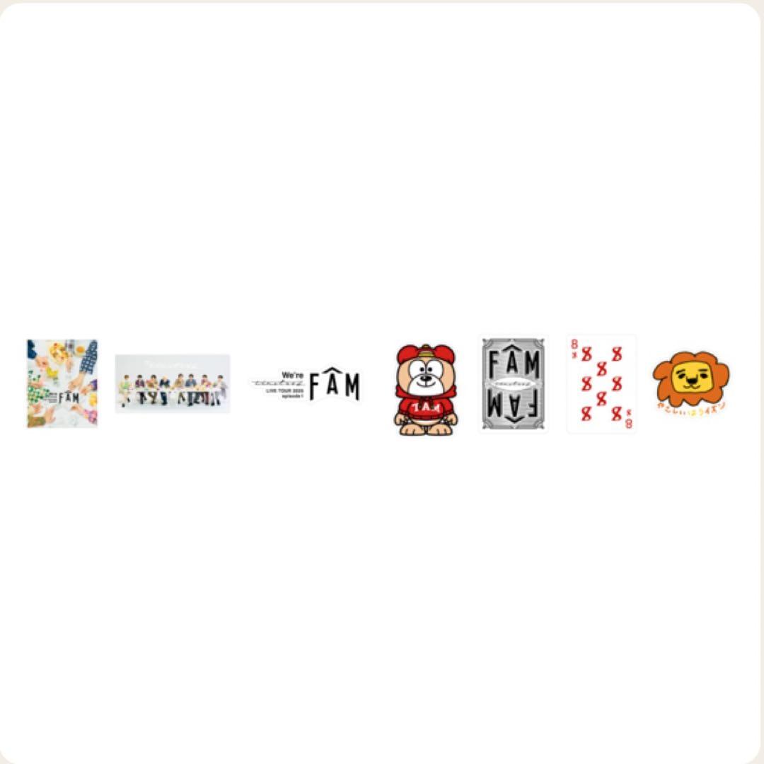 期間限定】timelesz FAM ステッカーセット 千葉 ららアリーナ
