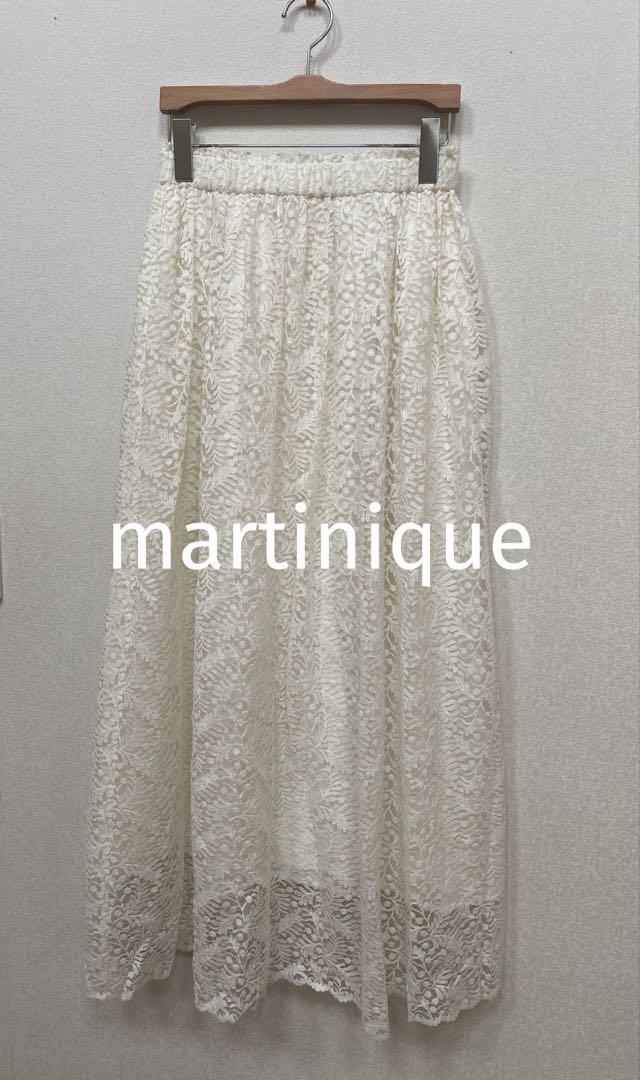 ☆martinique(マルティニーク)☆総レースロングスカート - メルカリ